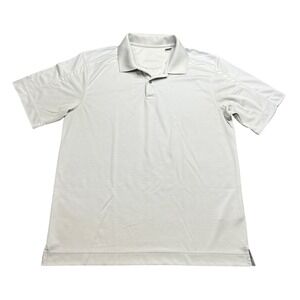 Callaway G-Tech Golf Polo Men's Large Light Gray Performance Short Sleeve Shirt